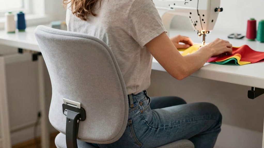 ergonomic sewing for comfort