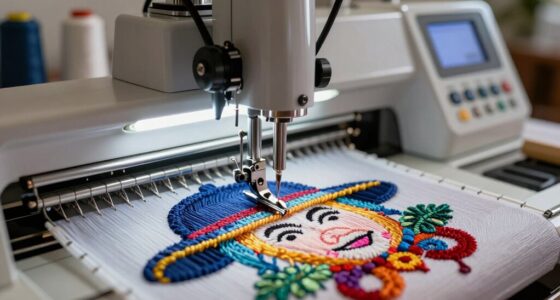 hat embroidery machine features