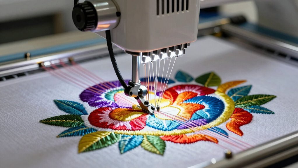 hat embroidery machine features