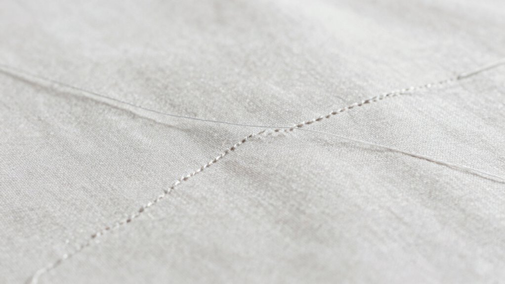 invisible delicate seamless stitching
