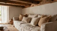 natural textures enhance layered interiors