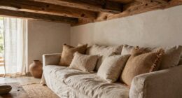 natural textures enhance layered interiors