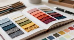 organized fabric sample collection