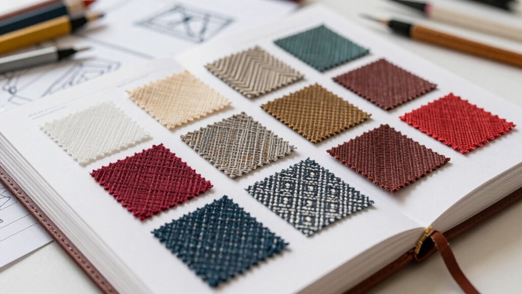 organized fabric selection and management