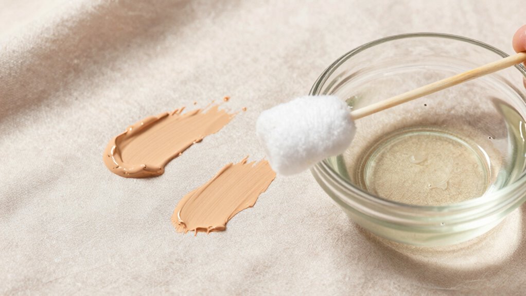 quick makeup stain removal
