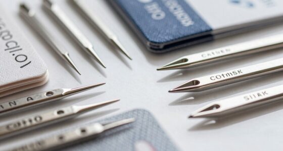 selecting needles by fabric
