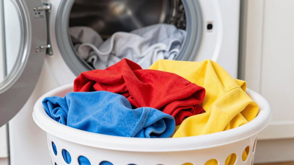 separate colors before washing