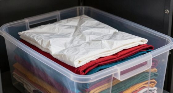 store fabric in airtight containers