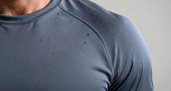 sweat absorption and evaporation