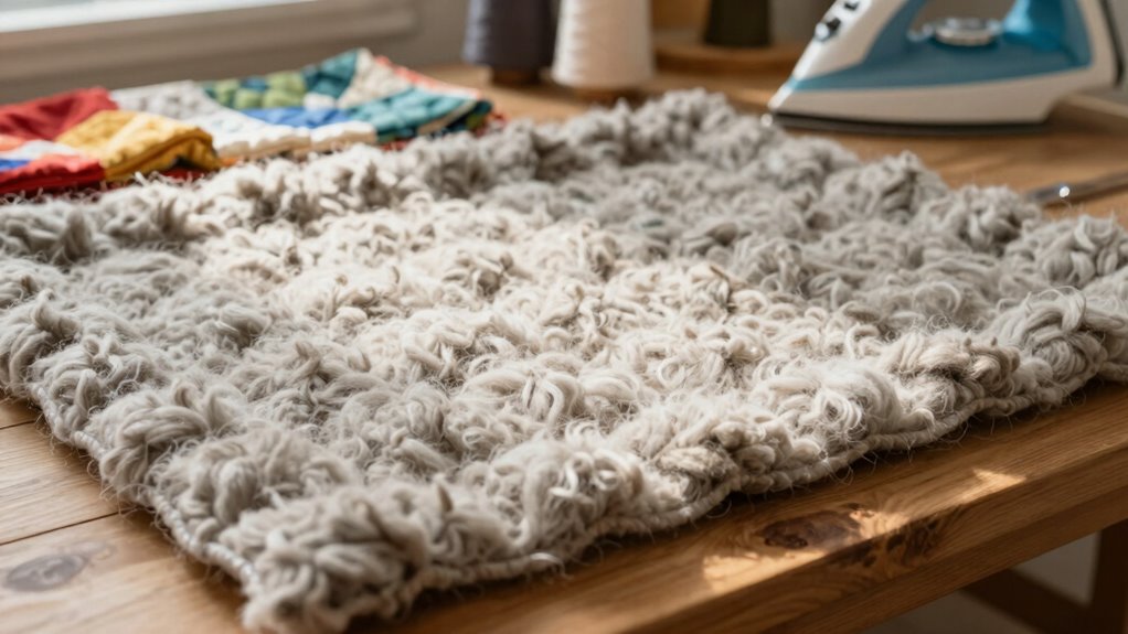 wool pressing mats enhance durability