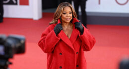 Queen Latifah Bundles Up in a Bold, Oversized Coat on the 2026 BET Awards Red Carpet