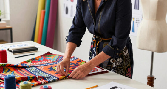 Swift and Kelce outfits by Northern Irish designer