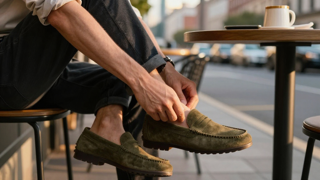 Adidas' Olive Suede Loafer Isn't Your Normal 9-5 Shoe — It's Better