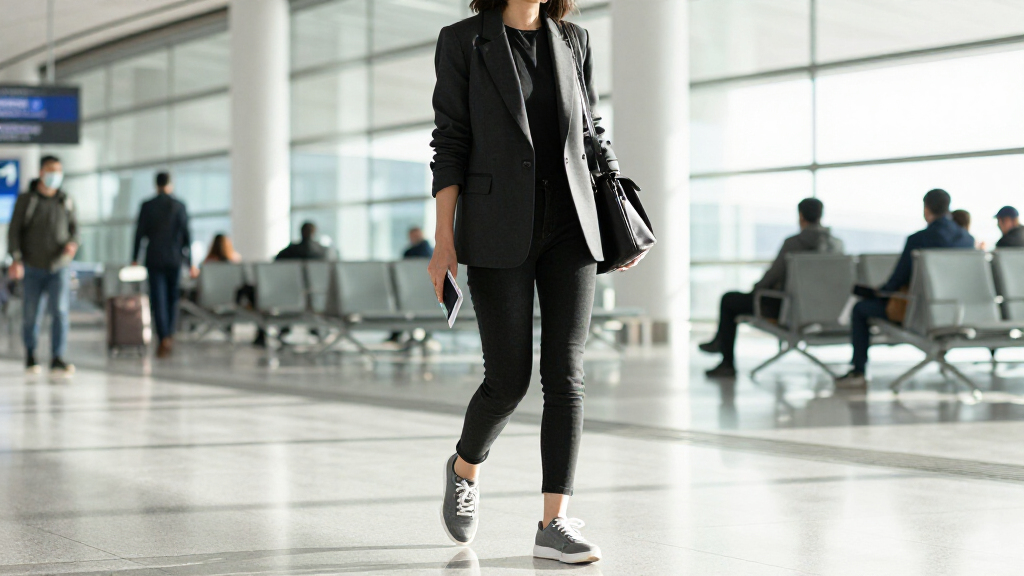 If You Want Your Airport Outfits To Give First Class—Ditch Your Jacket For This Elegant Staple Instead