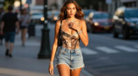 Zoë Kravitz Channels Carrie Bradshaw In Short Shorts And Nearly $200K Worth Of Diamonds