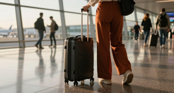 Hold The Black Pants—This Is The Airport-Pant-Color Trend You're About To See Everyone Wear Instead
