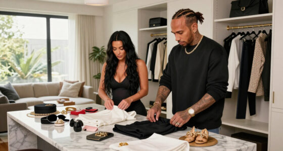 Kim Kardashian And Lewis Hamilton Have Found Their Loved-up Couple Style Rhythm