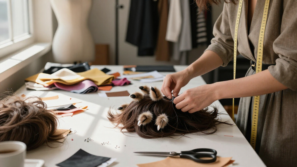 SHOWPONY Brings Hairy Claws And Deadstock Wigs To The SS27 Runway