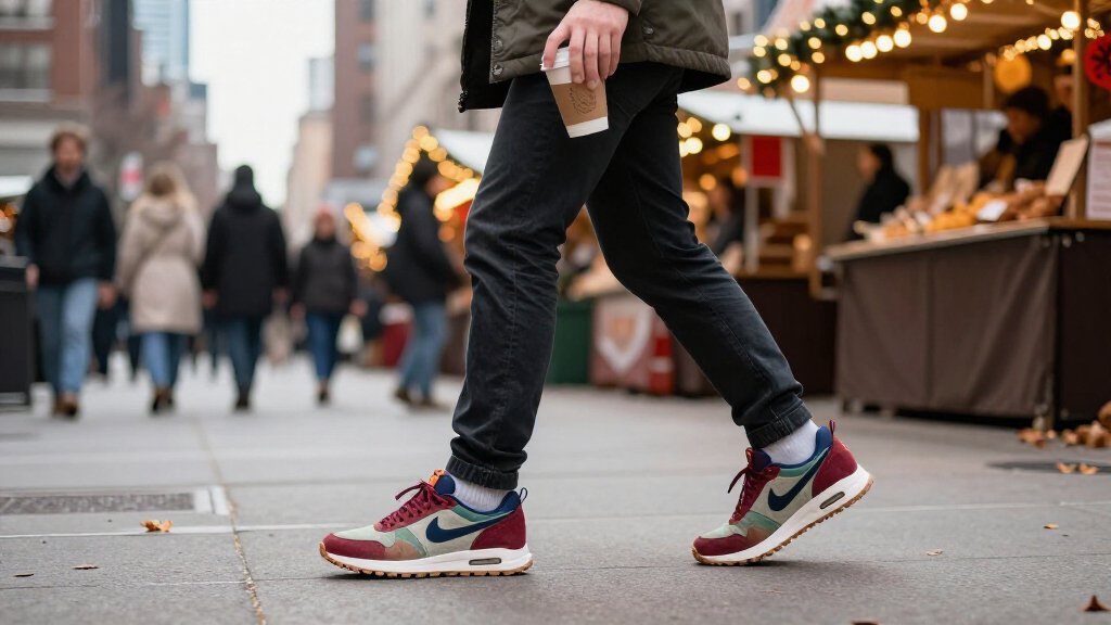 The Nike Air Monarch Trades Leather For Suede In Two Gum-Soled Holiday Colorways
