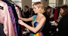 Victoria Starmer Models Clothes At London Fashion Week Show