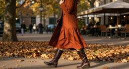 7 Ways To Make Dresses And Knee-High Boots Your Fall Uniform