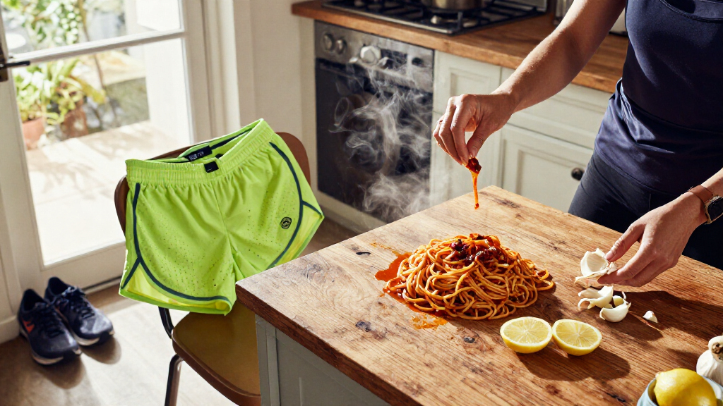 This Is The Lemony Garlicky Miso Gochujang Pasta Of Running Shorts